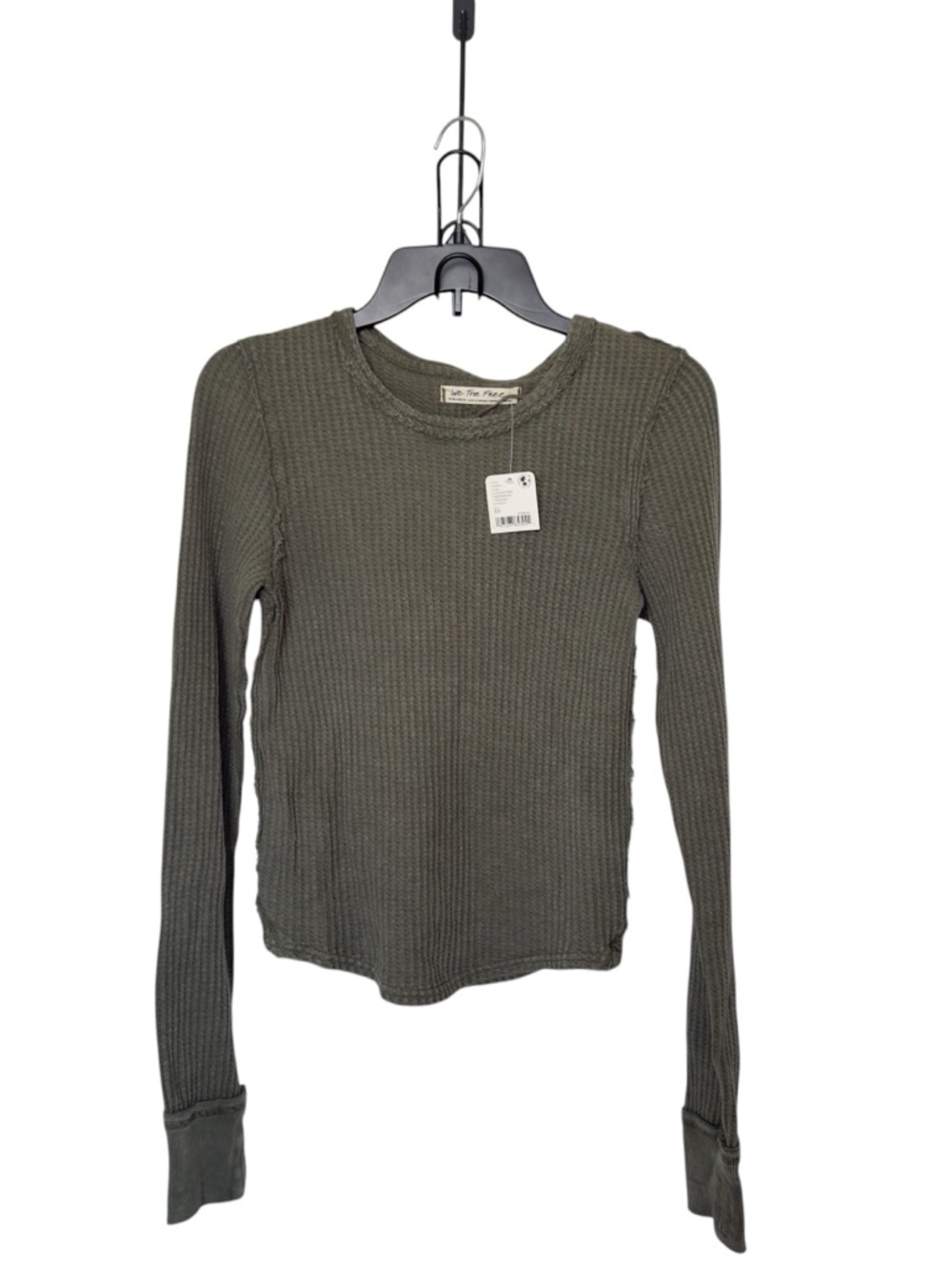 Free People We The Free XS Sage Green Granola Girl Top 90s Grunge Fairy Grunge